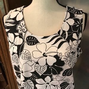 Black & White Tropical